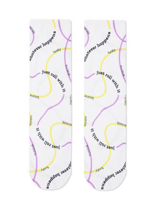 Шкарпетки жіночі бавовняні CE FANTASY 19С-236СП, р.36-39, 312 білий - 2