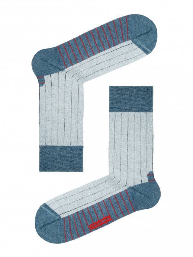 Шкарпетки чоловічі HAPPY, р. 25, 048 джинс-світло-блакитний - 1