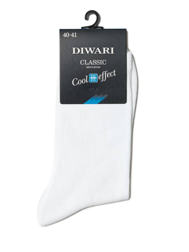 Шкарпетки чоловічі CLASSIC COOL EFFECT, р. 25, 000 білий - 2