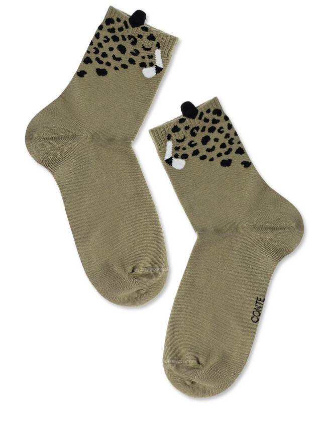 Жіночі шкарпетки з бавовни з милими мордочками і декоративними елементами у вигляді вушок. Якщо ви палко любите стиль family look, - 4