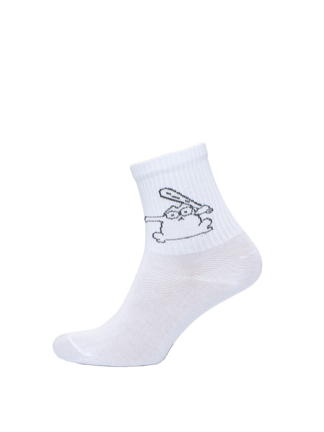 Шкарпетки дит. MS M0401S/2, р.21-23, 32 білий (2 пари) - 1