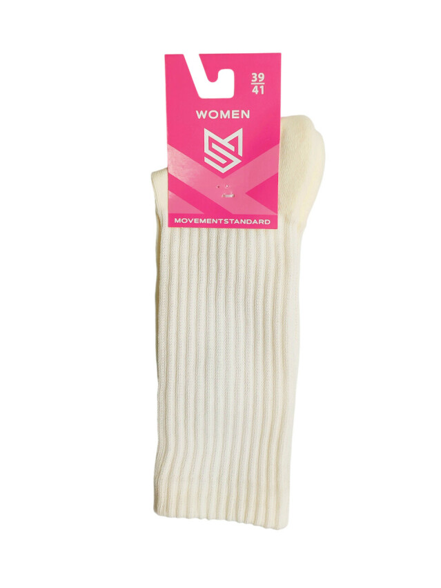 Шкарпетки жін. MS M0115S (високі, махр. стопа) р.36-38, 00 екрю - 1