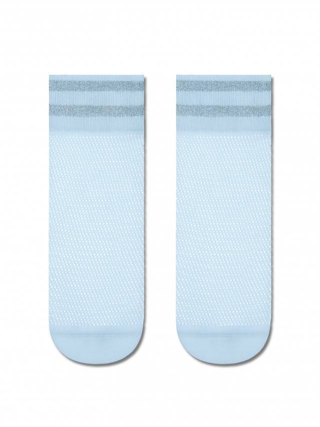Шкарпетки жіночі FANTASY (короткі, люрекс) 17С-122СП, р.36-39,132 light blue - 2