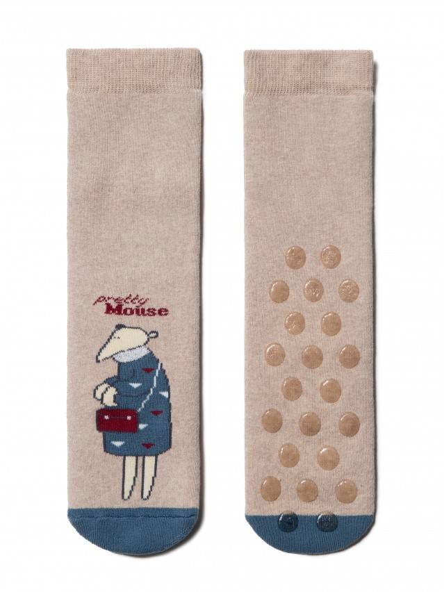 Шкарпетки жіночі бавовняні HAPPY (махрові, з антиковзаючим покриттям) 17С-44СП, р.36-37, 295 бежевий - 2