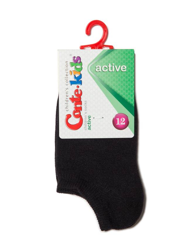 Шкарпетки дитячі ACTIVE (ультракороткі) 17С-63СП, р.12, 000 чорний - 2