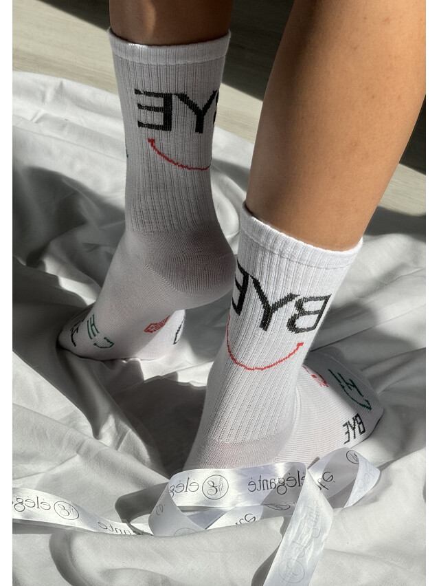 Шкарпетки M0301S Fancy, р.42-45, 21 білий 