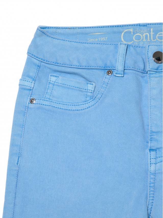 Моделюючі кольорові джинси завуженого крою з ефектом варіння CON - 237 - 6