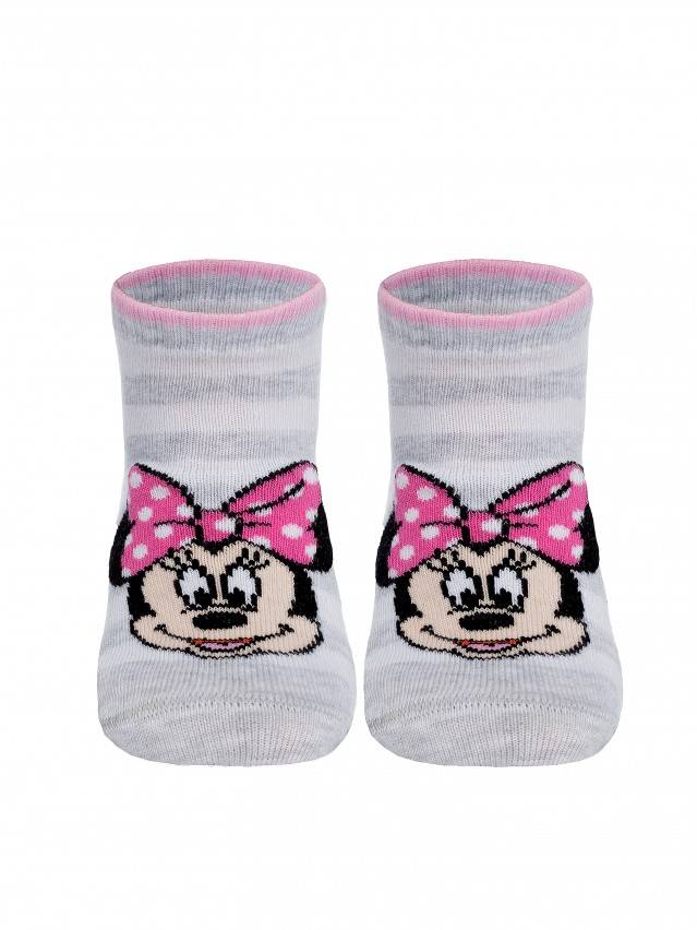 Укорочені бавовняні шкарпетки для маленьких непосид. У шкарпетках із зображенням смішних Міккі і Мінні Маус грати, бігати і - 3