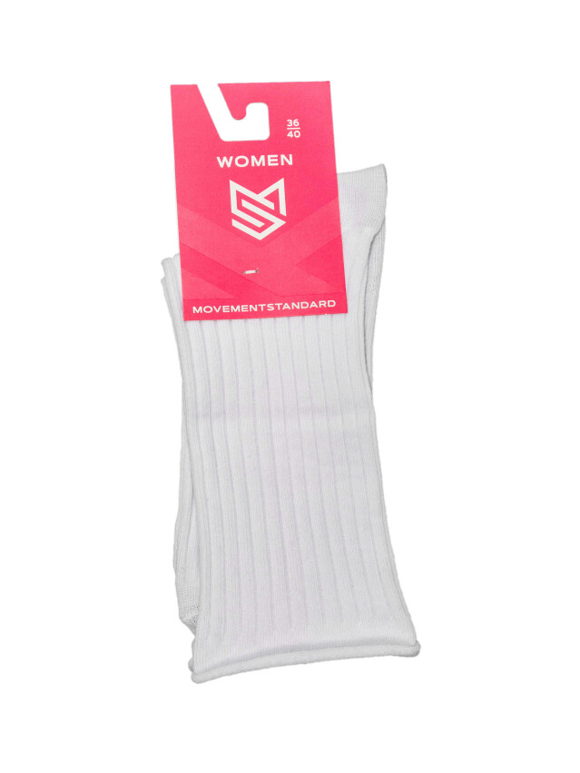 Шкарпетки жіночі MS M0106S (високі без резинки),р.36-40, 00 білий - 2