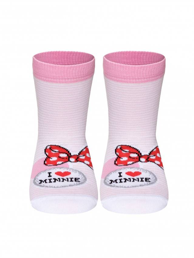 Комфортні бавовняні шкарпетки із зображеннями веселого Міккі і чарівною Мінні Маус. В барвистих шкарпетках Conte-kids атмосфера - 4
