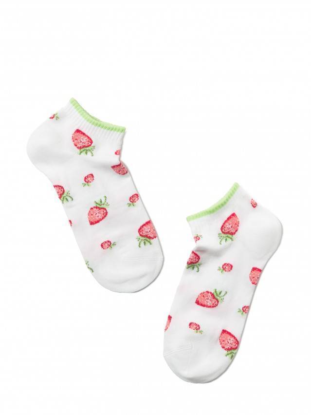 Шкарпетки жіночі бавовняні CLASSIC (короткі),р. 23, 109 білий - 2