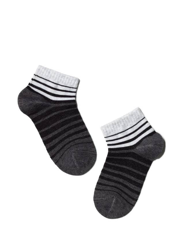 Дитячі шкарпетки з бавовняної меланжевої нитки, з укороченим паголенком, спортивного призначення, з малюнками. Для дівчаток і - 1