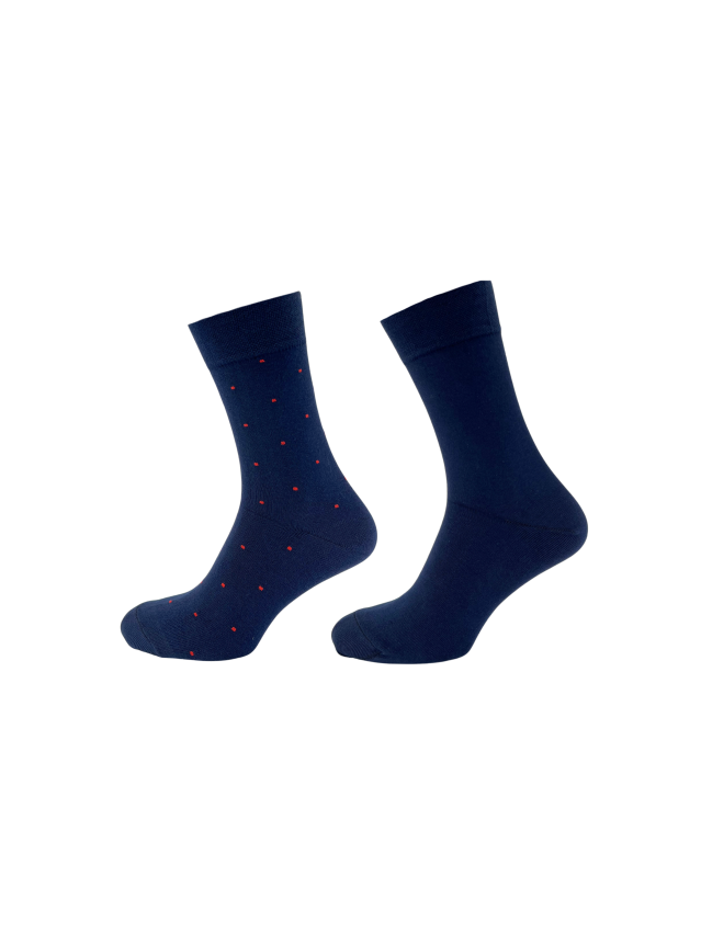 Шкарпетки чол. M0201/2S (2 пари),р.40-41, 00/12, т.синій - 1