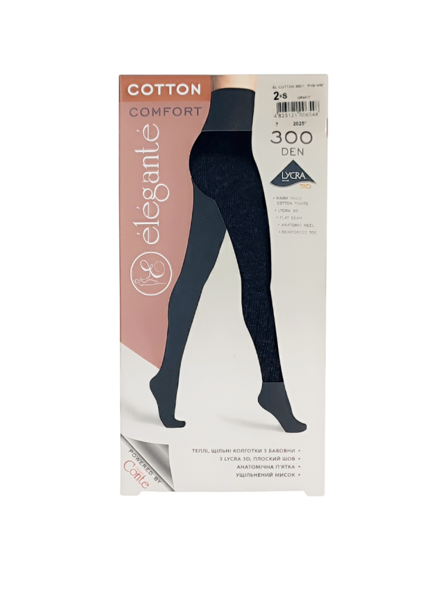 Колготки жін. бавовняні EL COTTON 300 