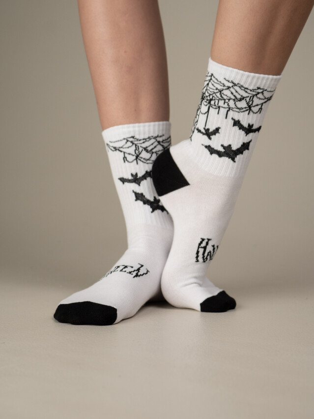 Шкарпетки M0303S Fancy (Кажан) р.42-45, 43 білий - 4