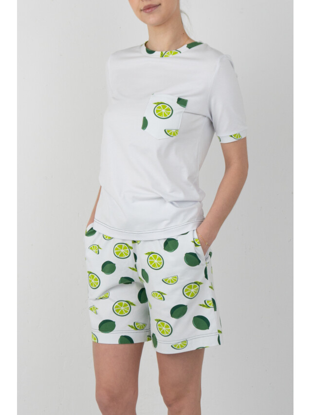 Піжама жіноча EL 70125, р.L, white-limes - 1