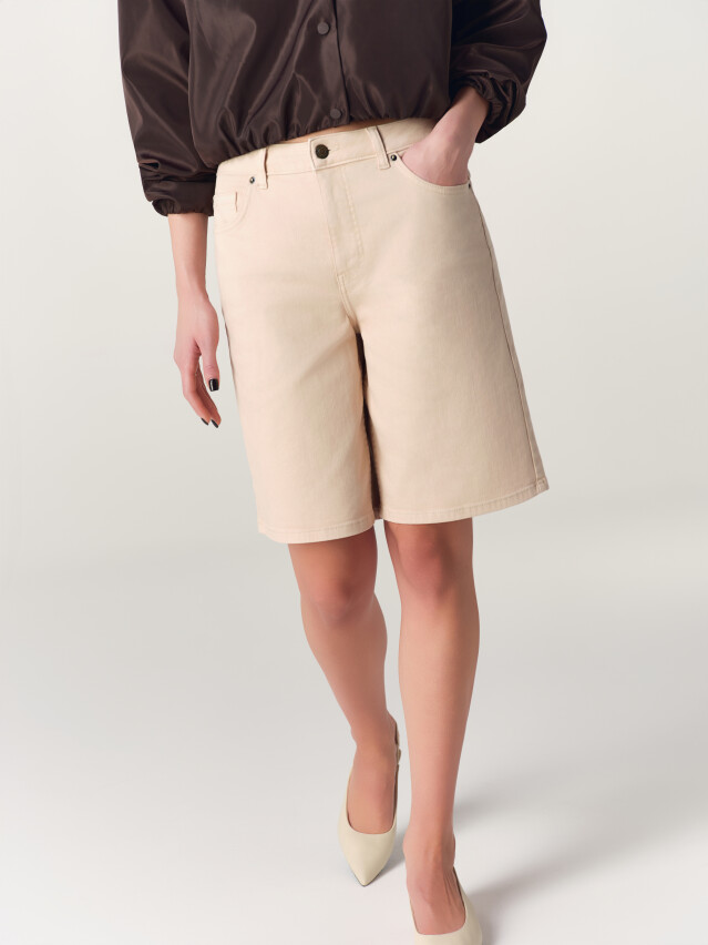 Шорти джинсові жін. CON-885, р.170-102, beige - 4