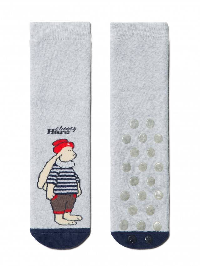 Шкарпетки жіночі бавовняні HAPPY (махрові, з антиковзаючим покриттям) 17С-44СП, р.38-39, 294 світло-сірий - 2