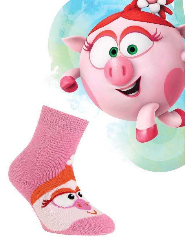 Шкарпетки дитячі СМІШАРИКИ 7С-46СП, р. 12, 271 світло-рожевий - 1