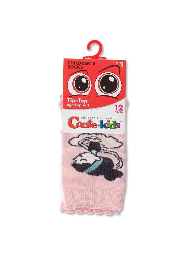 Шкарпетки дитячі CK TIP-TOP (3 пари) 5С-11СП, р.12, 726 асорті - 5