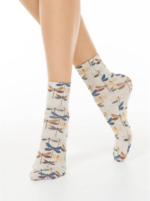 Шкарпетки женские CE FANTASY 20С-107/1СП, р.23-25, 259 бежевый - 1