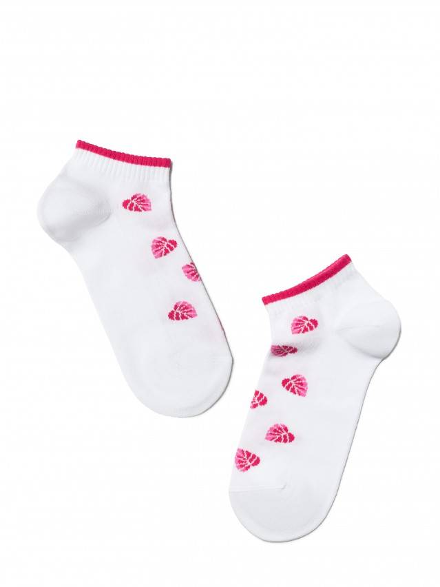 Укорочені спортивні жіночі шкарпетки з бавовни, однотонні і з малюнками. - 2