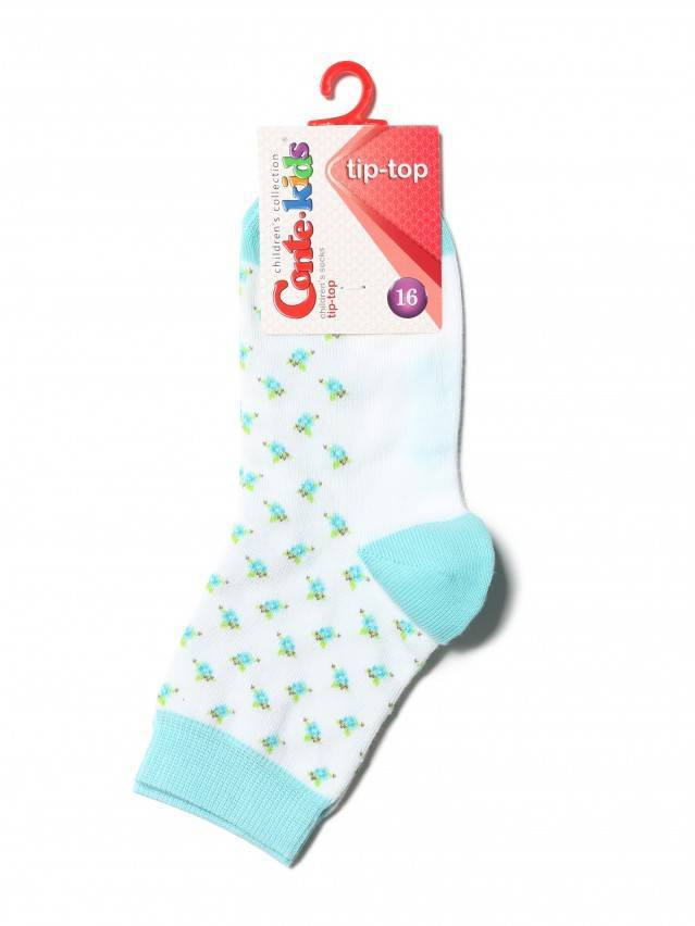 Шкарпетки дитячі TIP-TOP, р.16, 273 білий-блідо-бірюзовий - 2