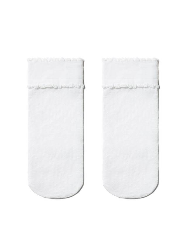 Шкарпетки для дівчаток, нарядні BONY, р. 18-20, bianco - 1