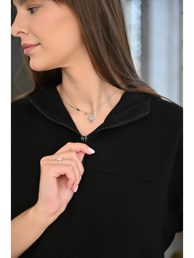 Джемпер жіночий EL 3382, р.S, deep black - 1