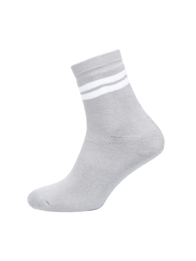 Жіночі шкарпетки Л&П 140 (махрові),р.36-40, 18 сірий - 1