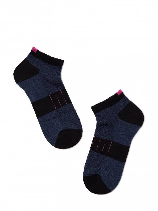 Шкарпетки жіночі бавовняні ACTIVE (короткі, махр. стопа) 16С-92СП, р. 23, 092 темно-синій - 2