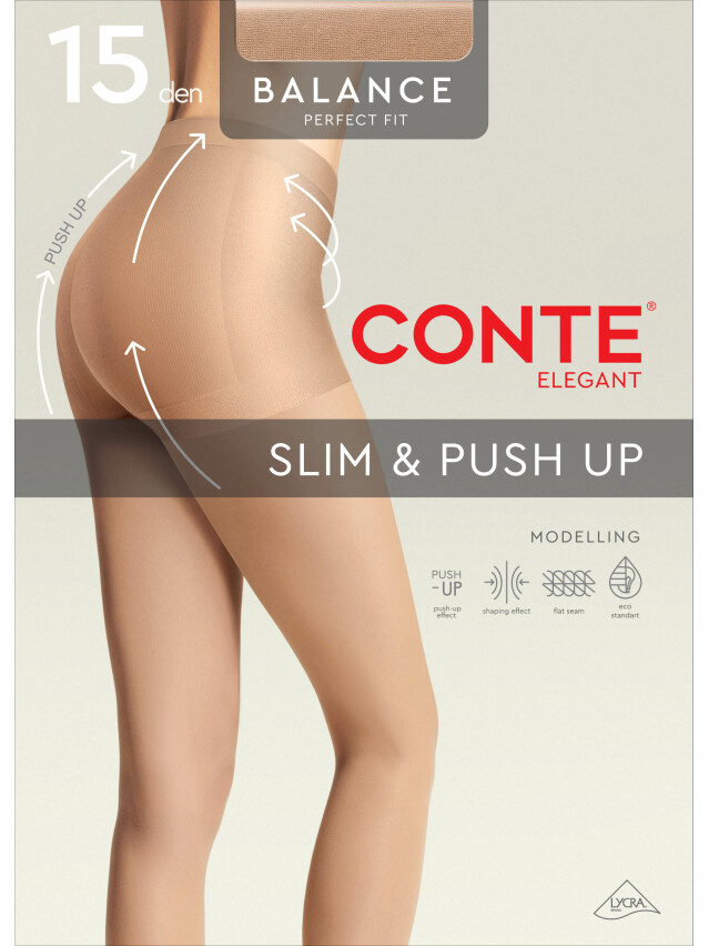 Колготки жін. CE BALANCE 15 (EU),р.2, Natural - 1
