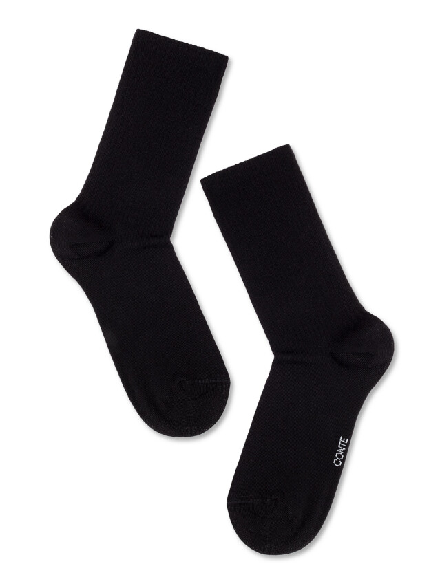 Жіночі шкарпетки з бавовни , з подовженим паголенком-резінкой, однотонні. - 2