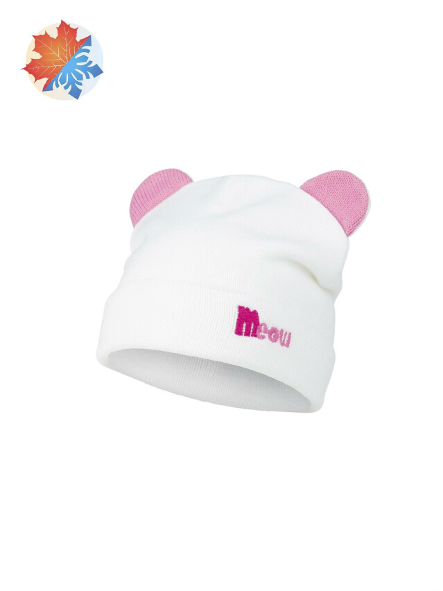 Шапка дитяча ESLI 17С-94СП, р.50-52, білий - 1