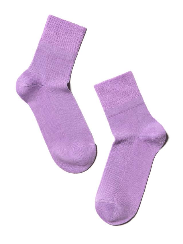 Шкарпетки жіночі бавовняні CLASSIC (з відворотом),р. 23, 013 бузковий - 3