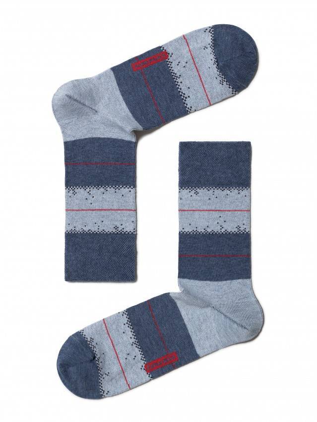 Шкарпетки чоловічі HAPPY, р. 25, 047 джинс-світло-блакитний - 1
