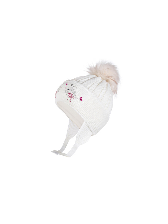 Шапка дитяча ESLI 16С-11СП, р.46, білий - 1