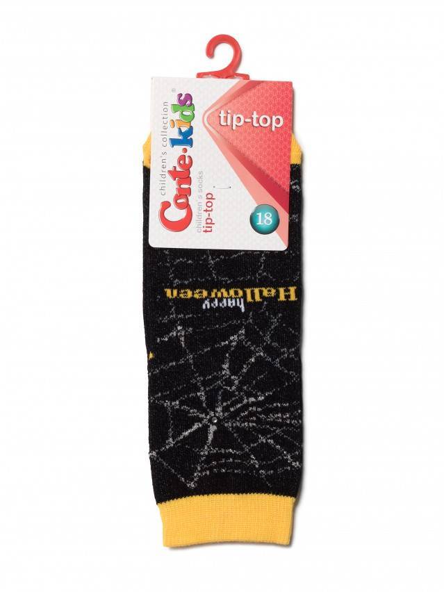 Шкарпетки дитячі TIP-TOP (стрази, люрекс) 17С-22СП, р.18, 285 чорний-жовтий - 2