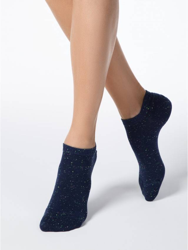 Шкарпетки жіночі бавовняні ACTIVE (ультракороткі, pixels) 16С-62СП, р. 23, 085 темно-синій - 1