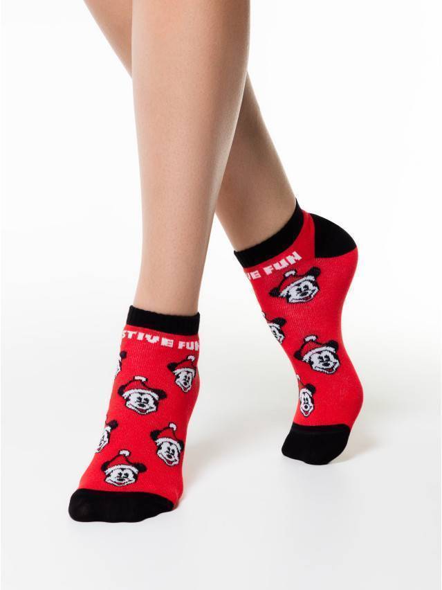 Шкарпетки жіночі бавовняні CE NEW YEAR DISNEY 21С-74СПМ, р.36-39, 648 червоний - 3