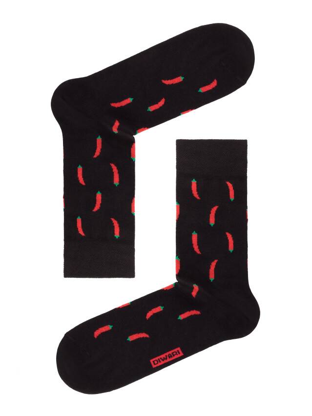Шкарпетки чоловічі HAPPY 17С-151СП, р.25, 061 чорний - 2