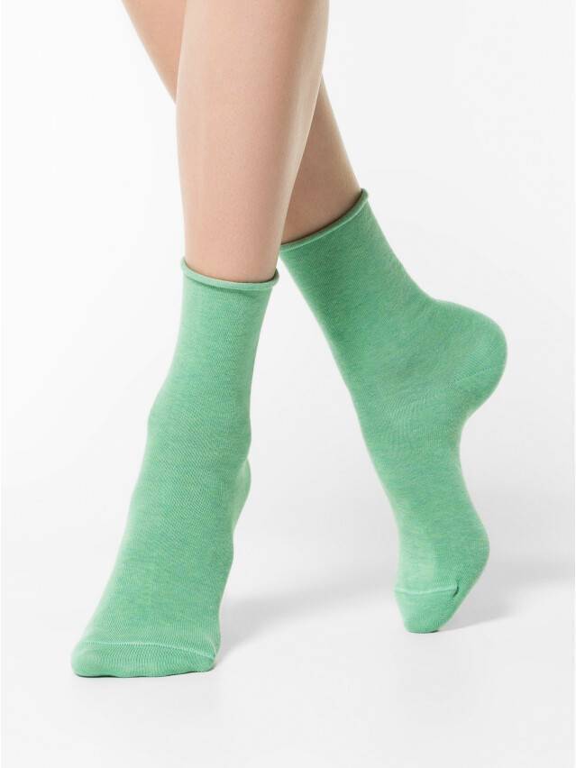 Шкарпетки жіночі бавовняні CE COMFORT (без гумки) 19С-101СП, р.36-37, 000 світло-зелений - 1