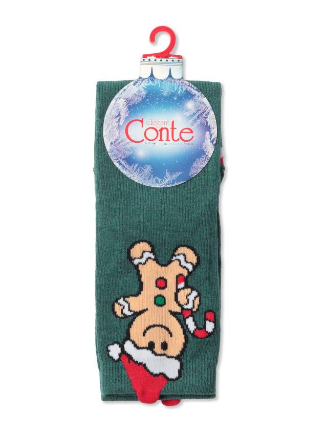 Шкарпетки жіночі бавовняні CE NEW YEAR 21С-76СП, р.36-39, 652 темно-бірюзовий - 4