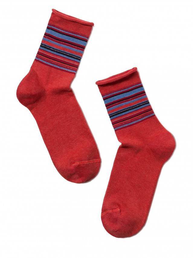 Шкарпетки жіночі бавовняні COMFORT (без резинки),р. 23, 027 червоний - 2