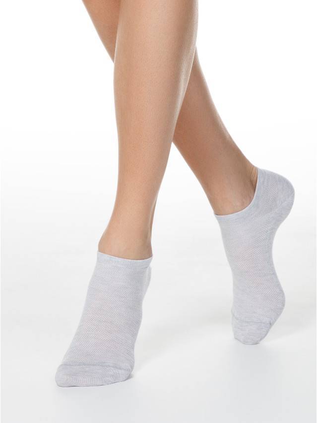 Укорочені жіночі шкарпетки з бавовни, спортивного призначення, з малюнком 