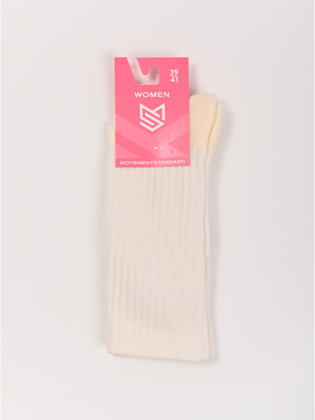 Шкарпетки жін. MS M0115S (високі, махр. стопа) р.36-38, 00 екрю - 4