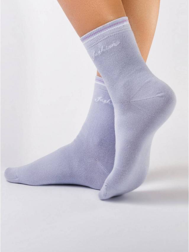Шкарпетки жіночі бавовняні CLASSIC, р. 23, 045 блідо-фіолетовий - 1