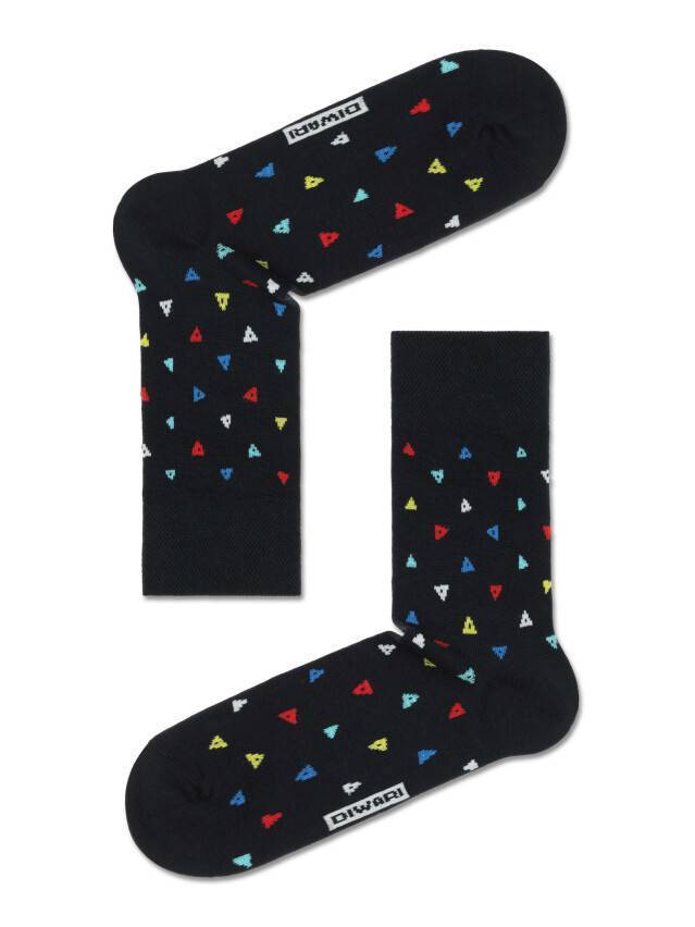 Всесезонные эластичные мужские Шкарпетки из хлопка, с двойной анатомической резинкой, однотонные, с вышивкой. - 3