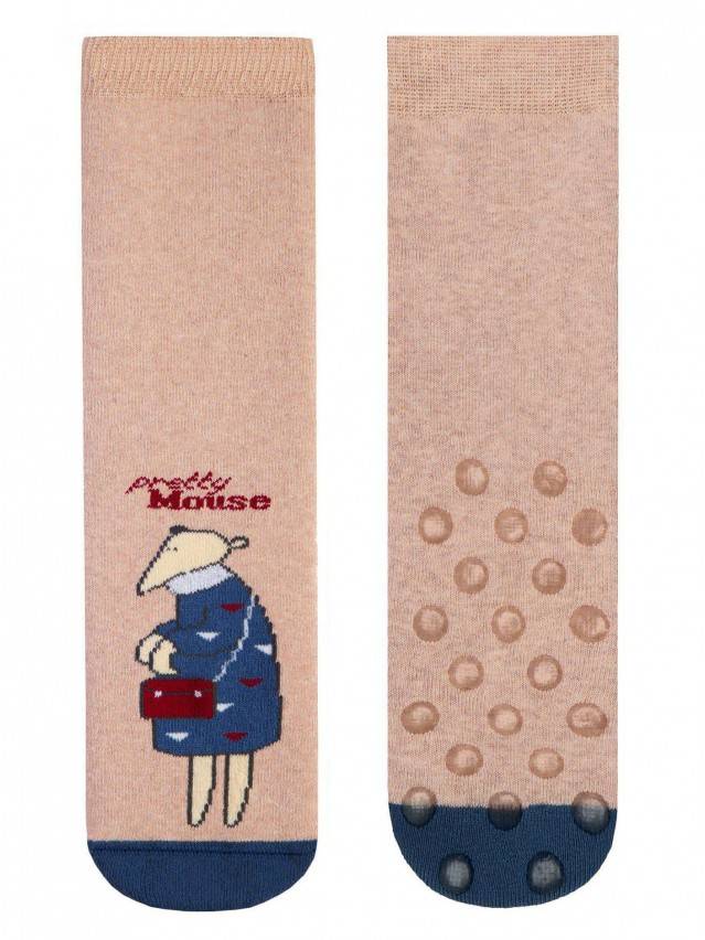 Шкарпетки дитячі ВЕСЕЛІ НІЖКИ (махрові, з антиковзаючим покриттям) 17С-45СП, р.16, 295 бежевий - 4