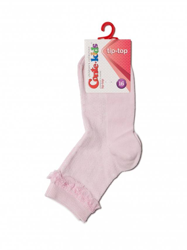 Шкарпетки дитячі TIP-TOP (з мереживною стрічкою),р. 16, 080 світло-рожевий - 2